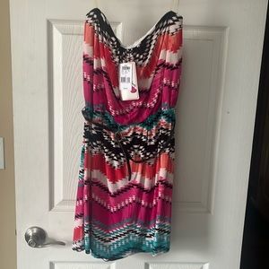 Junior’s XL strapless mini dress brand new with tags